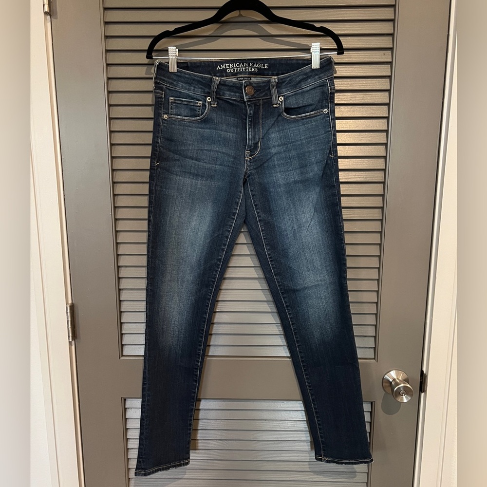 American Eagle Outfitters Blue Skinny Jeans Modern Fit